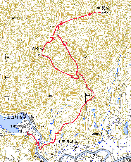 丹生山と帝釈山