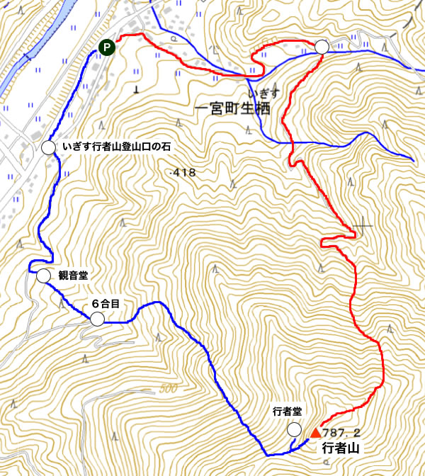 行者山