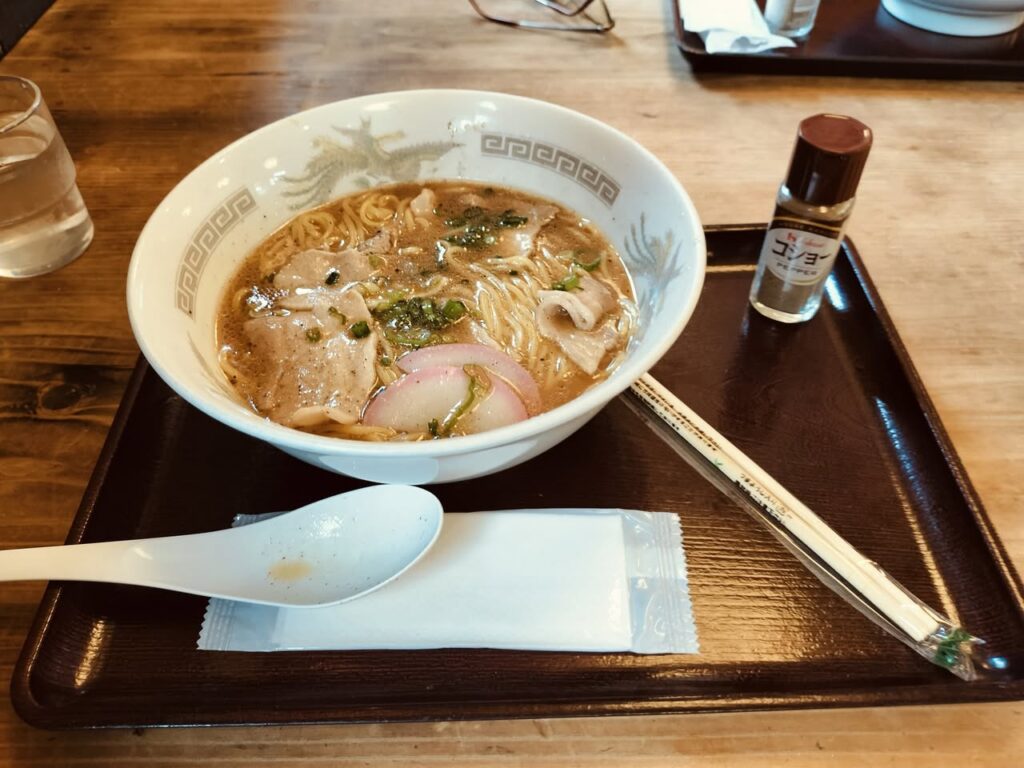 道の駅 若桜 桜ん坊で吉川豚ラーメン